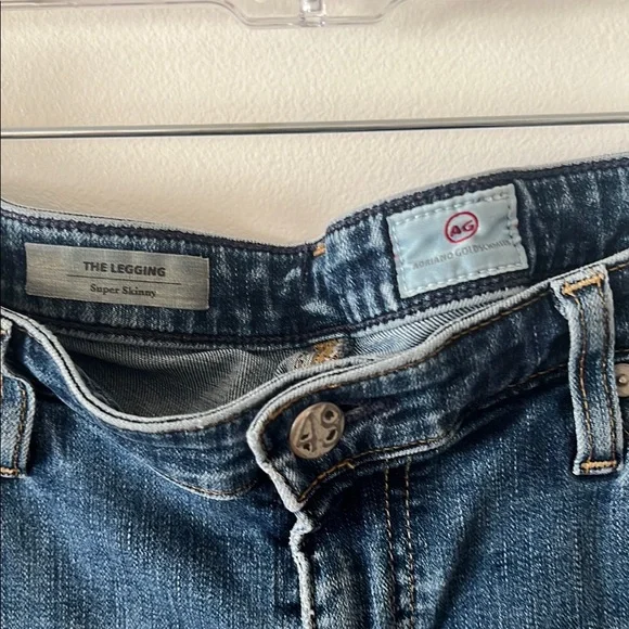 Ag Adriano Goldschmied “The Legging-Super Skinny Jeans” vintage feel blue jeans - Picture 2 of 9